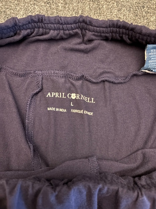 April Cornell Pants - April Cornell Plum Leggings with Subtle Stitch Detail